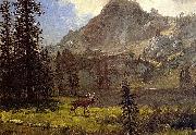 Albert Bierstadt Albert Bierstadt Call Of The Wild oil painting on canvas